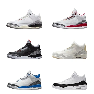Nike Air Jordan 3 LJR Batch
(26 colorways)