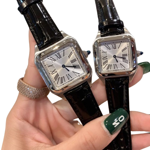 Cartier Santos-Dumont Leather Watch