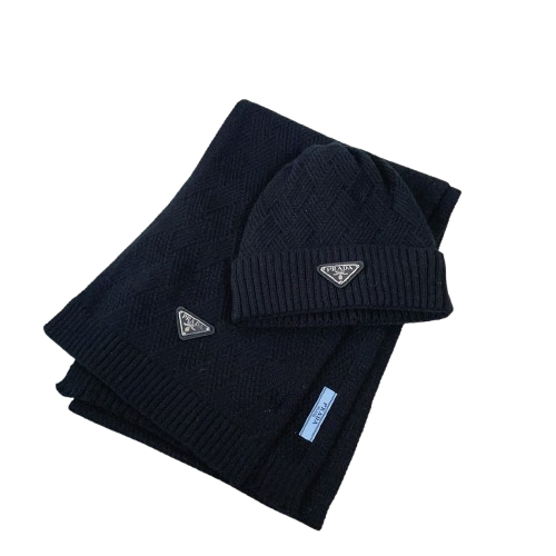 Prada Beanie/Scarf/Gloves