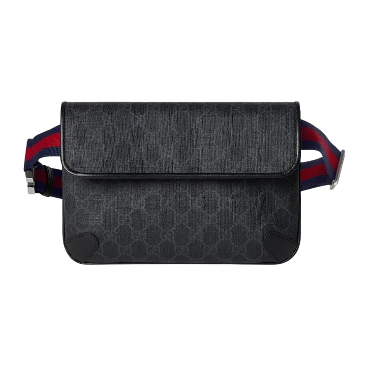 Gucci GG Supreme Web Strap Crossbody Bag