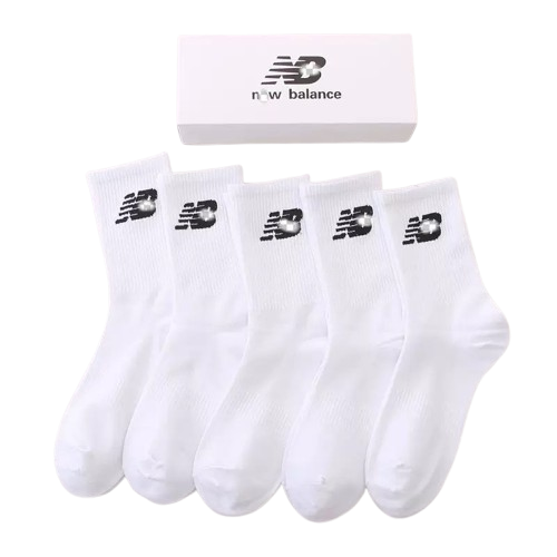 All Brands mid-calf Socks
(5 pairs in 1 box)