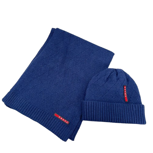 Prada Beanie/Scarf/Gloves