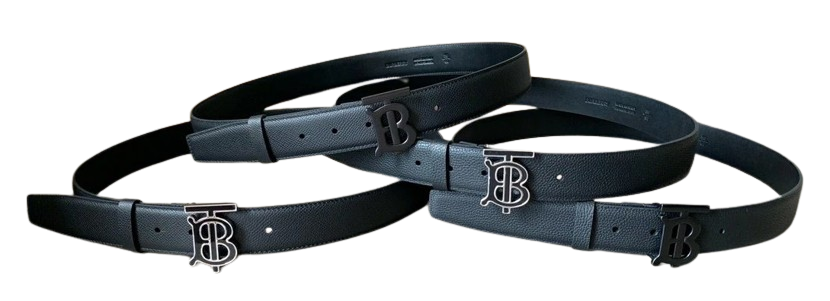 Burberry Leather Reversible TB Belt